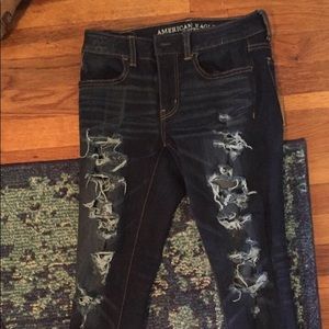 American Eagle distressed jeans